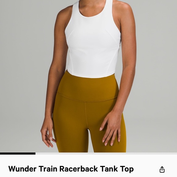 lululemon wonder train racer back sz 8 - Picture 3 of 3